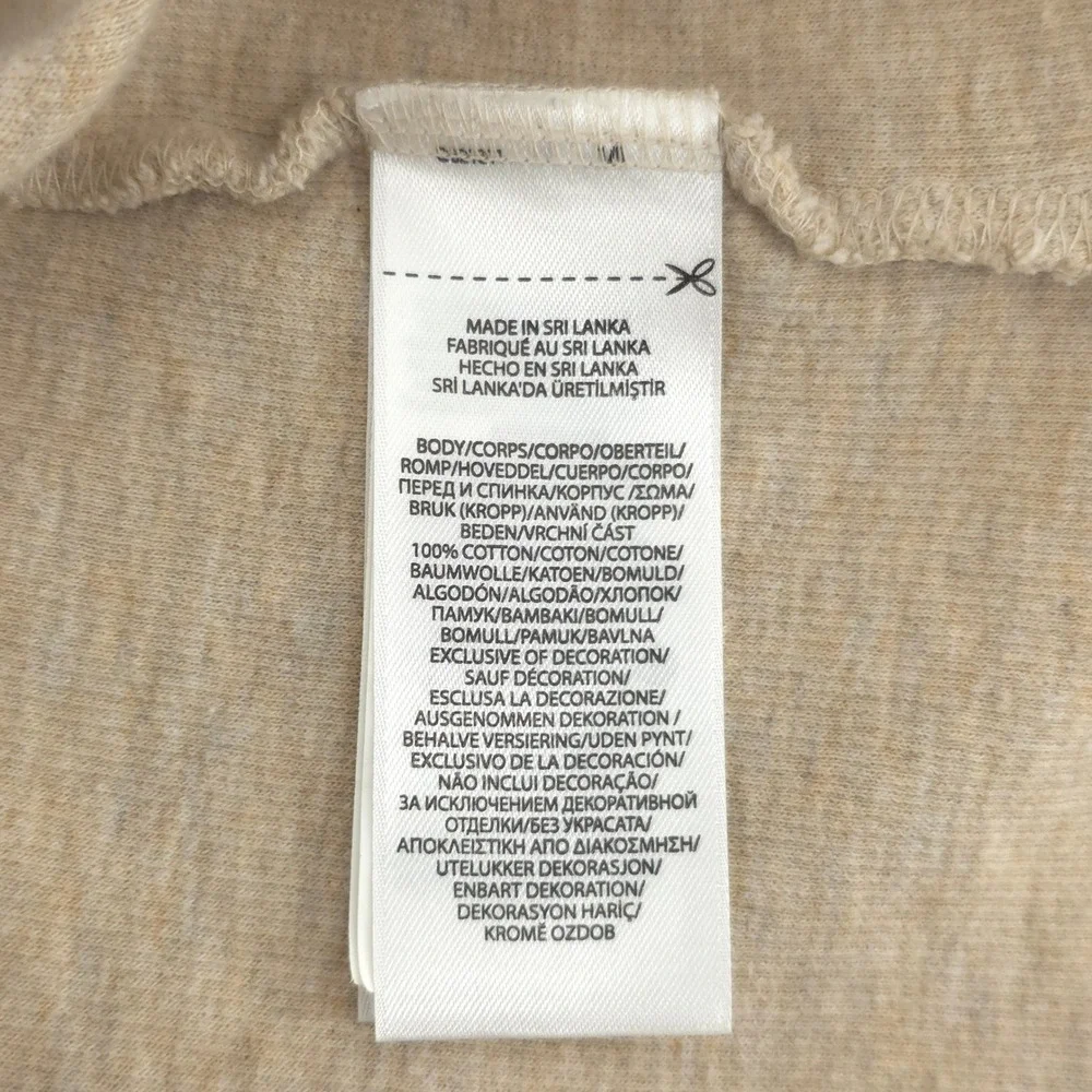 Polo Ralph Lauren Mens Quarter Zip Pullover XXL Beige Cotton Sweater Pony Logo